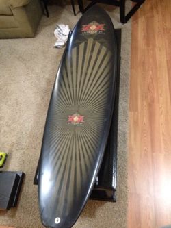 dos equis surf board 7 foot fcs fins never used