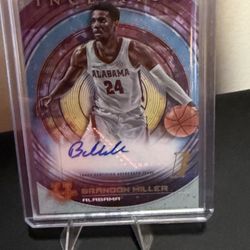 Brandon Miller 2022-23 Bowman U Inception #BIA-BM Prospect Autograph Auto