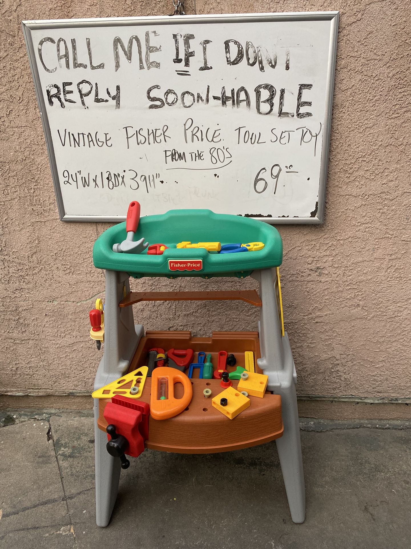 Fisher Price Tool Set Toy Estacion De Herramienta