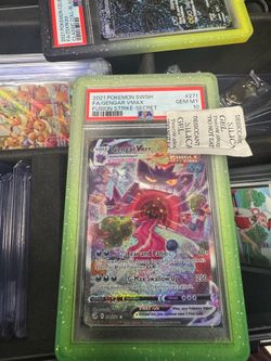 Pokemon Gengar VMAX Fusion Strike 271/264 Alt Art Holo Eng PSA 10 💎