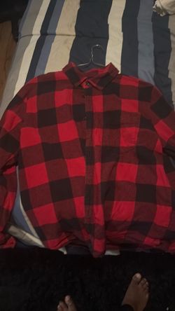 Red and Black Flannel Shirt