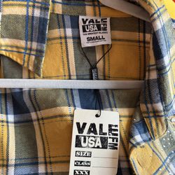 Long Sleeve Botton Shirt, Vale Street Wear Division Flannel 