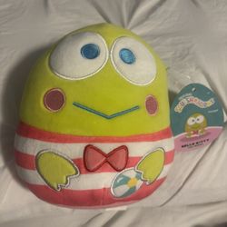 Squishmallow Sanrio Keroppi Bow Tie Frog 