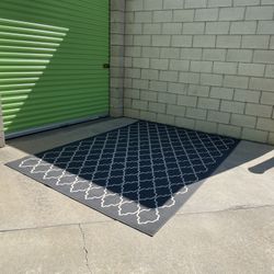 Gray ikea rug like new condition super clean