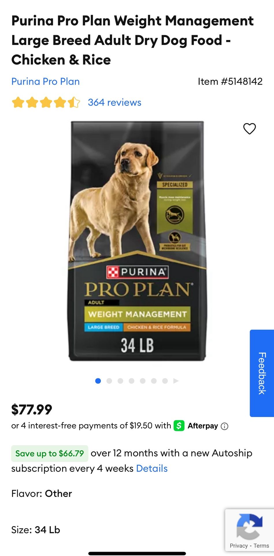 Weight Management Dog Food
