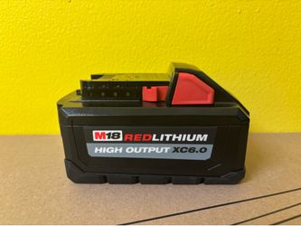 Milwaukee M18 Red Lithium High Output XC6.0 Battery (NEW)