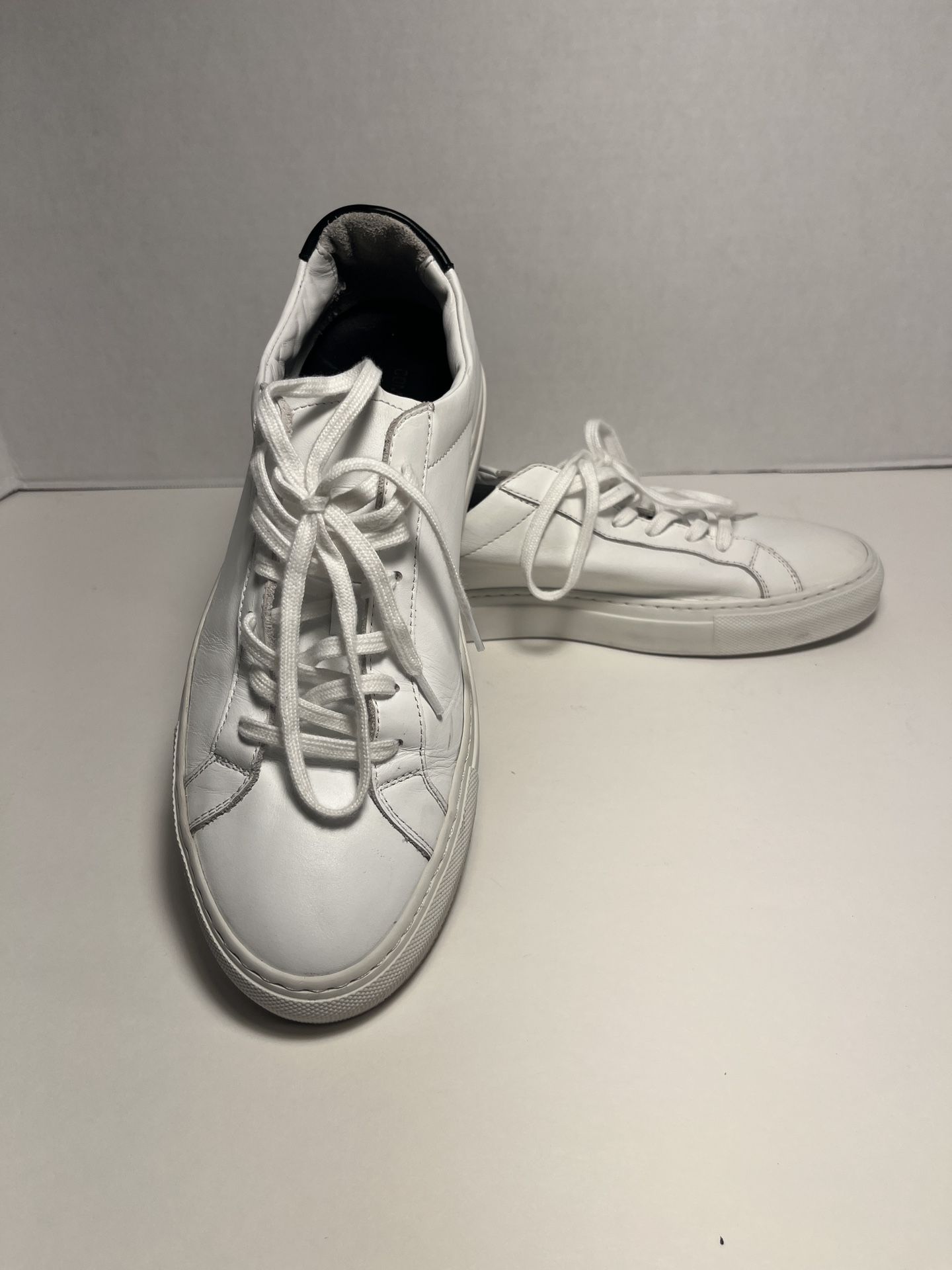 Common Projects Mens Original White Leather Achilles  display picture 1