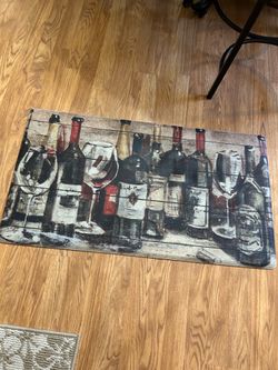 Memory foam  kitchen wine rug