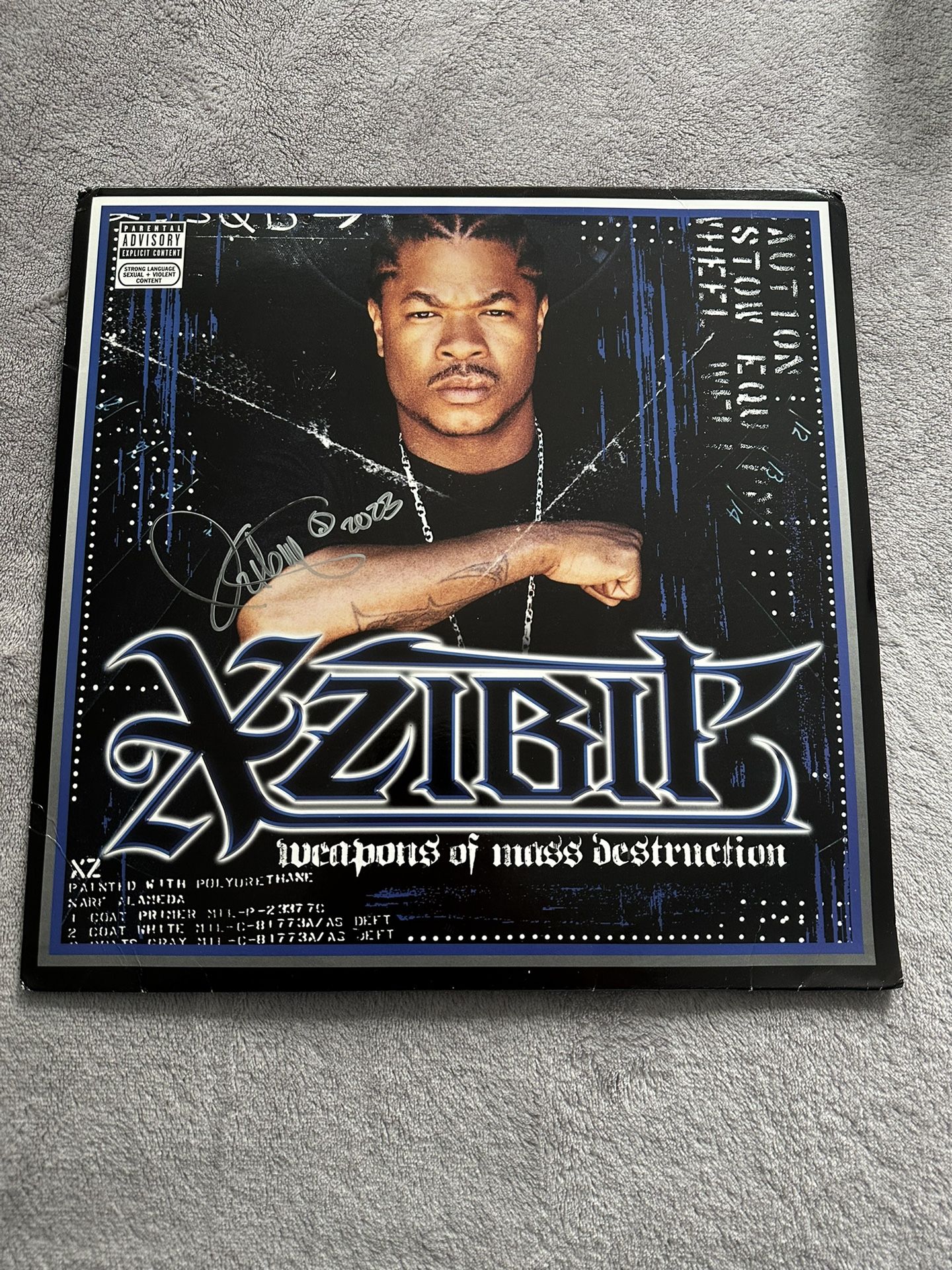 Xzibit Autographed Signed Weapons Of Mass Destruction Vinyl RARE JSA COA