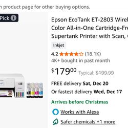 Epson Eco Tank   Et 2803