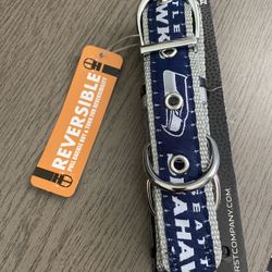 New Medium Seattle Seahawks Dog Collar 