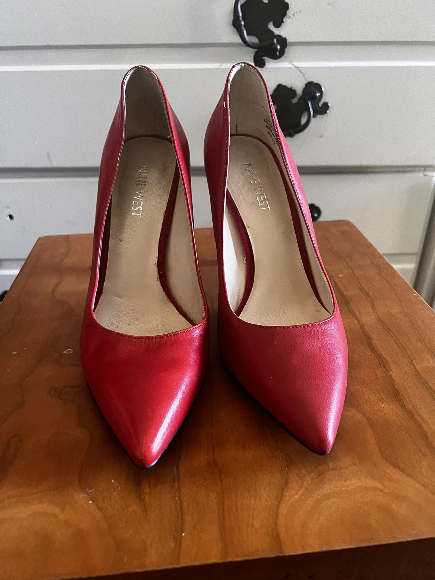 Nine  West Red Heel Size 6.5 