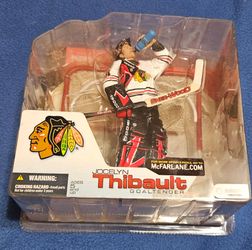 NiB 2002 Chicago Blackhawks Jocelyn Thibault McFarlane Series 4 Action Figure