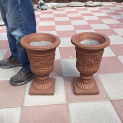 New Flower Pots Made Out Of Cement Perfect Gift 💝 