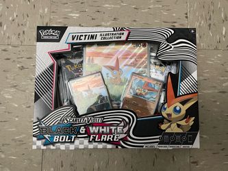 Pokemon Black Bolt & White Flare Unova Victini Illustration Collection Box