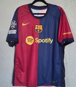 **FLASH FRIDAY SALE**LAMIN YAMAL FC Barcelona Nike Home Jersey with UCL Patches