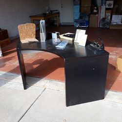 Corner Desk-Black,  Office Items
