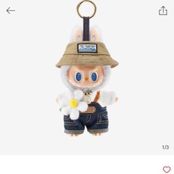 Labubu Fall in Wild Plush Doll Pendant (unopened)