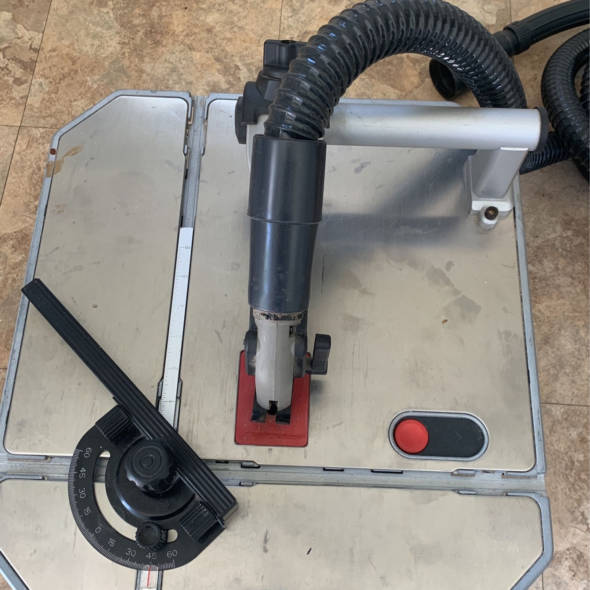 Rockwell Table Jigsaw Model RK7320 w/ Dust Collection Hose For Shopvac