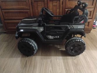 Kids Electric Jeep Police Car