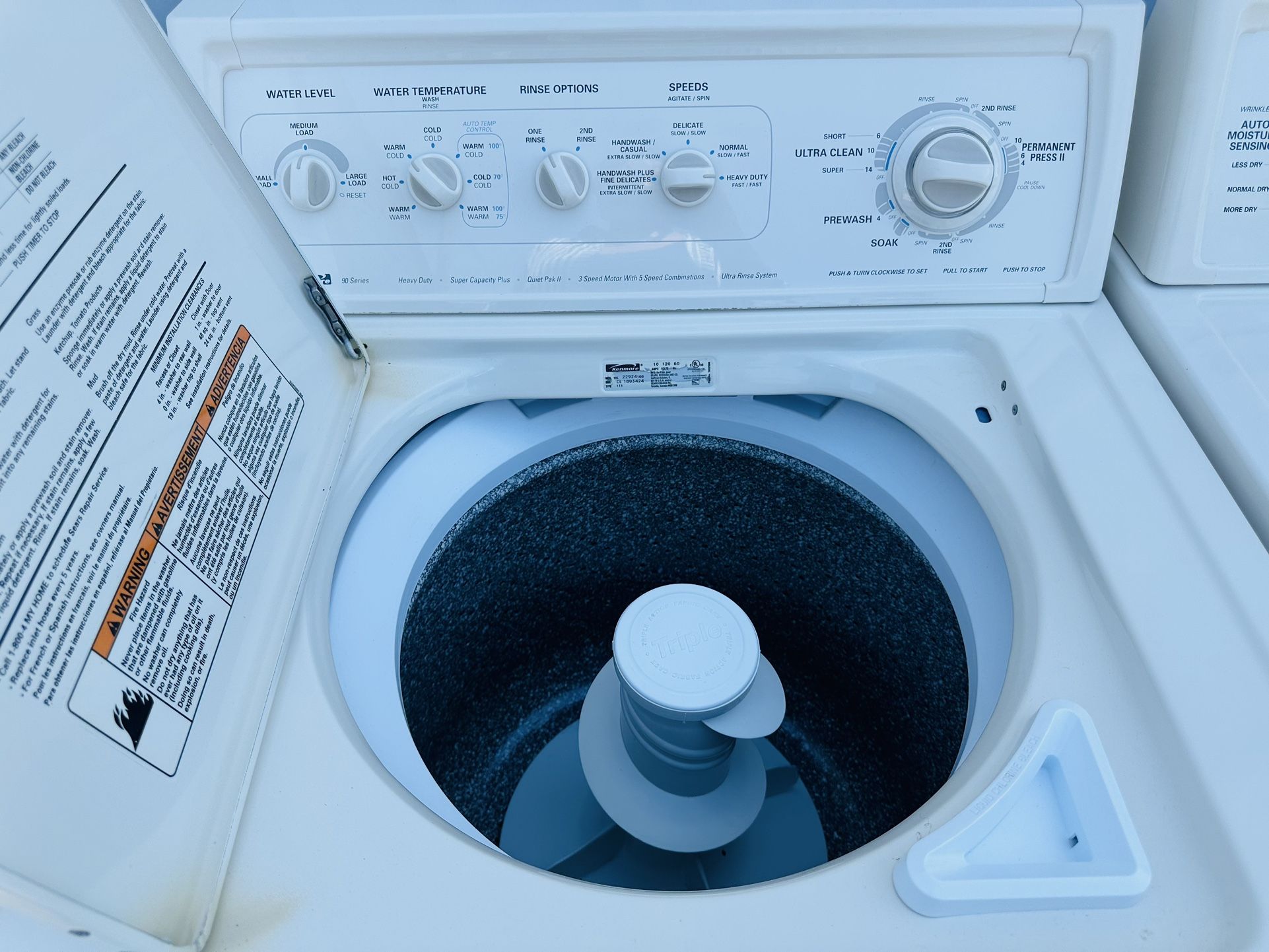 Kenmore Super Capacity Plus Washer