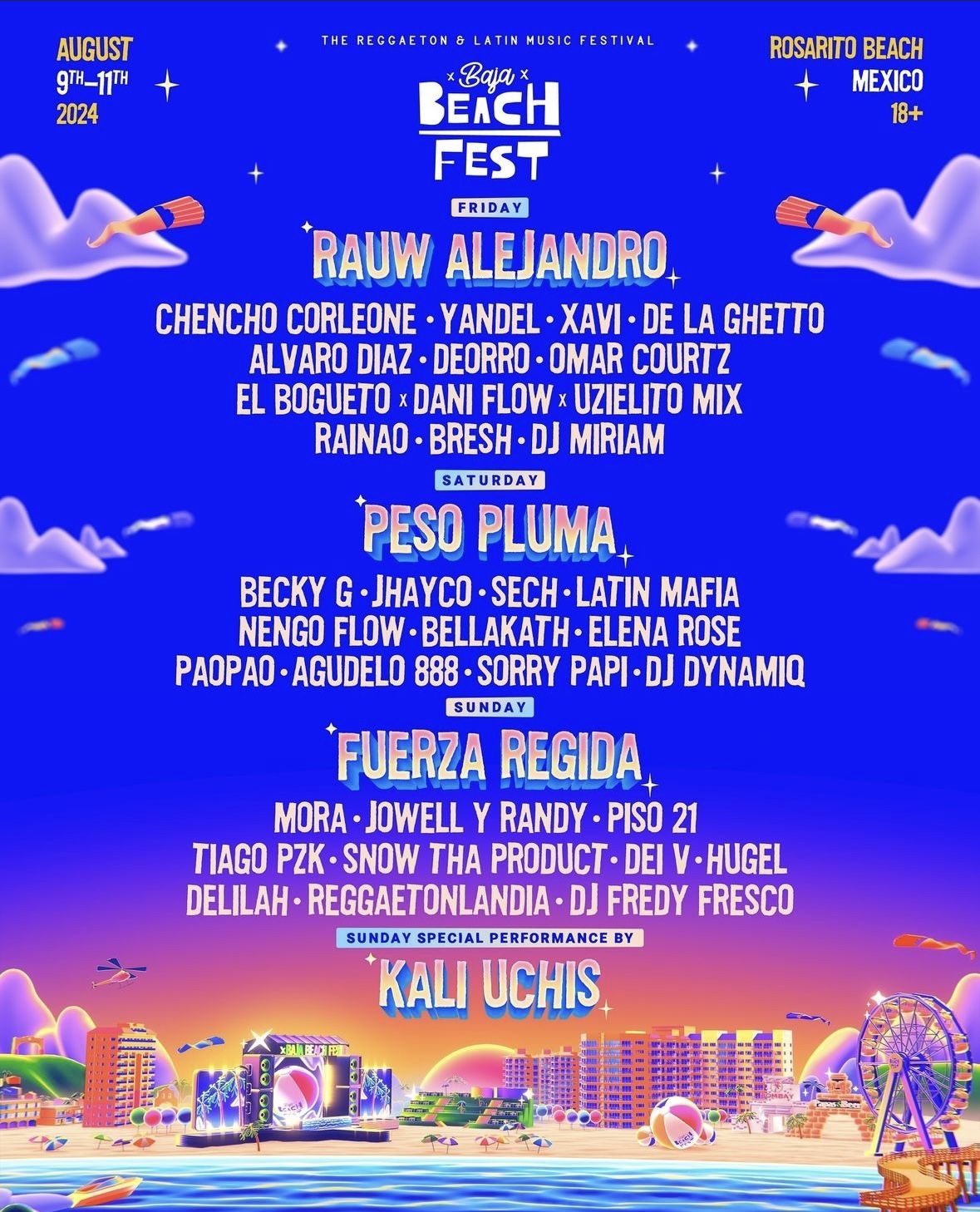 BAJA BEACH FEST TICKET 