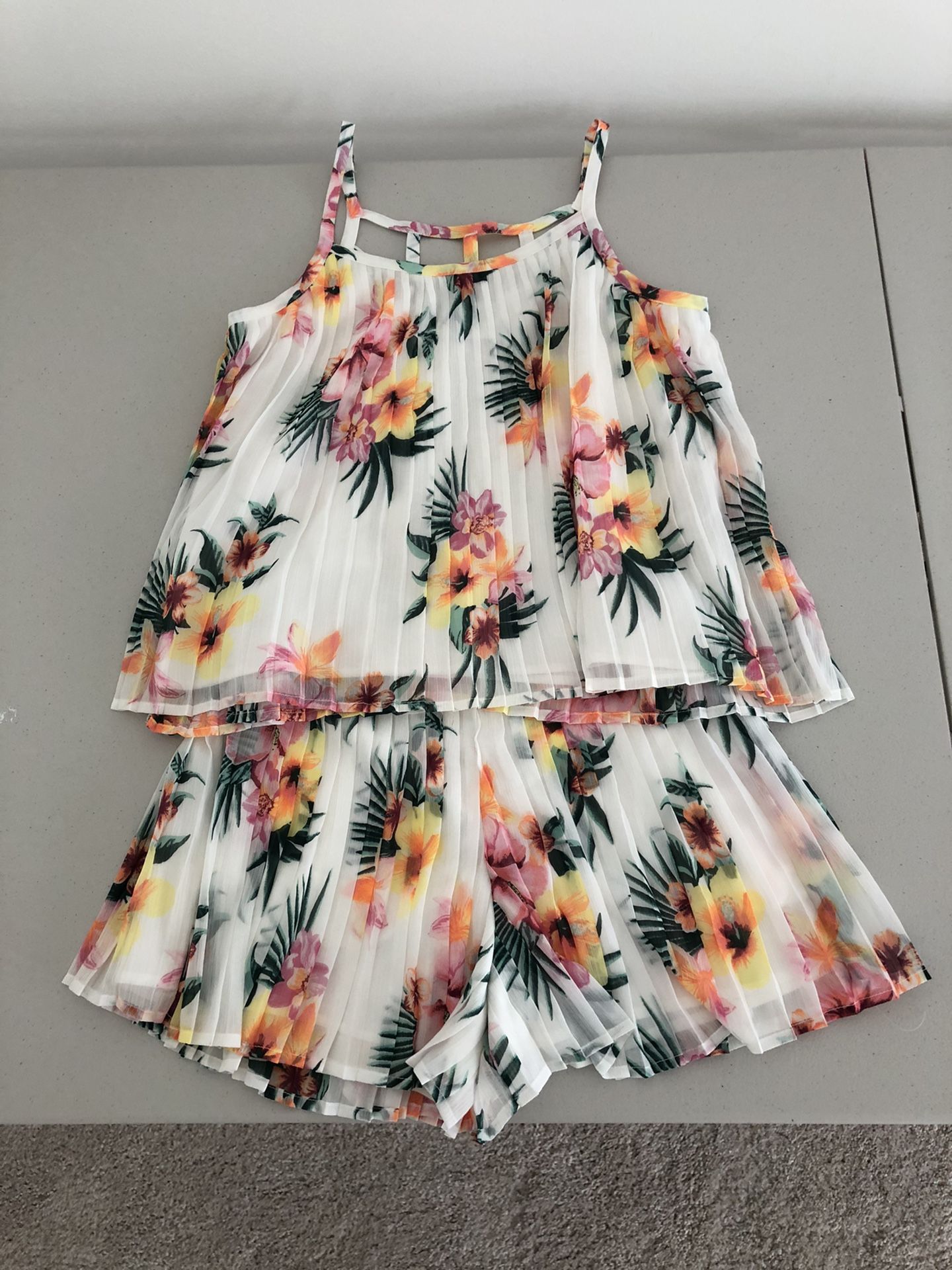 Abercrombie Kids Floral Short Set