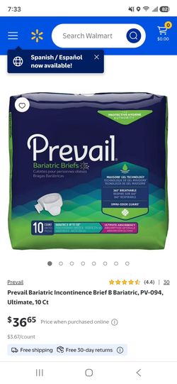 Prevail diapers