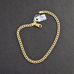 14k Gold Bracelet 7.75 Inch