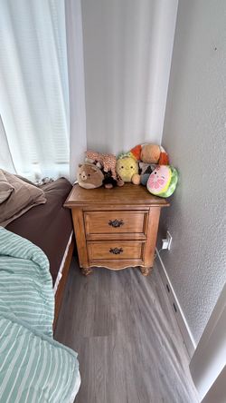 Two wooden dressers