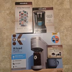 Keurig K-Iced Plus Single-Serve Coffee Maker in Arctic Gray