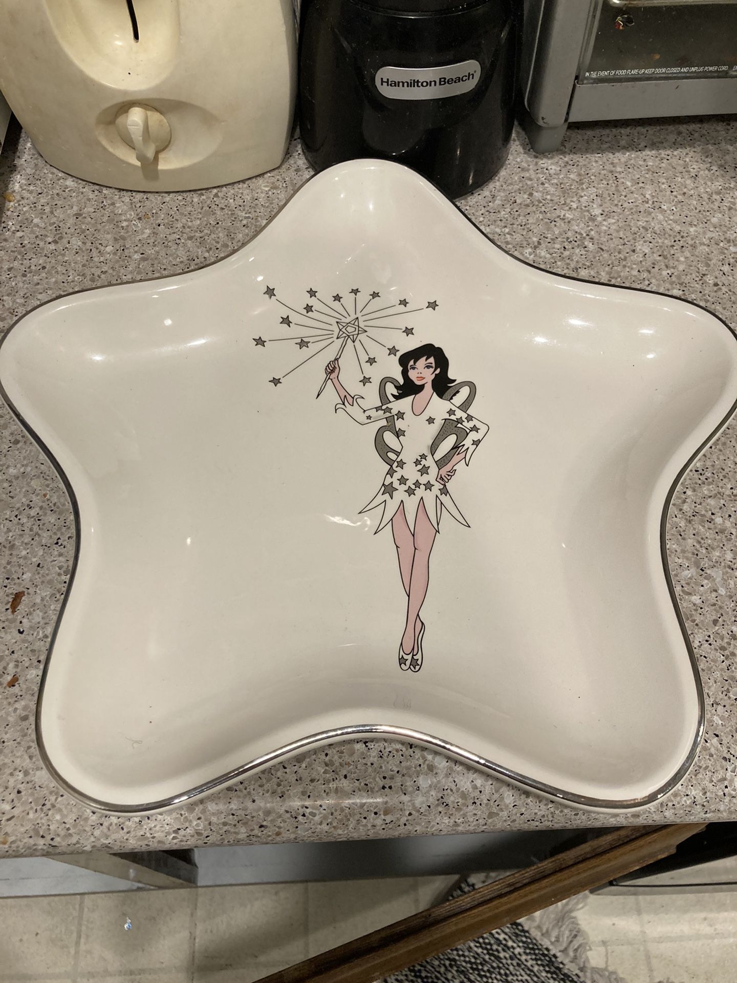 Ceramic Fairy Serving Dish