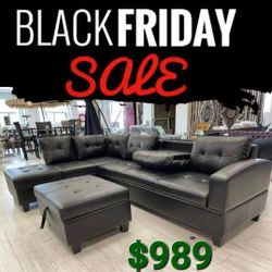 Pablo Black Sectional