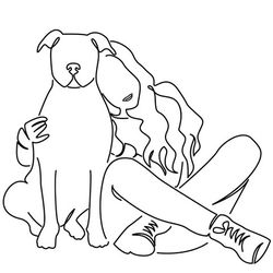 pittie car decal