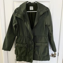 Oversize Army Green Jacket