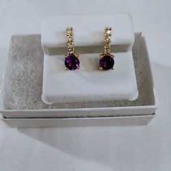 SILVER AND GOLD EARRINGS,PLATA CON ORO