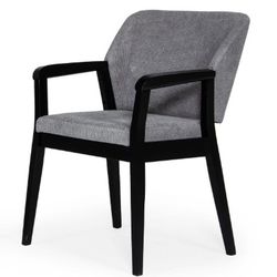 Grey & Black Dining Chair - New