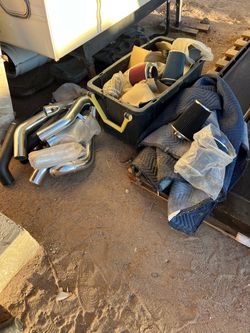 Exhaust Headers and Air Intake Filters Lot