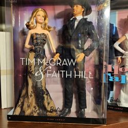 Barbie doll Tim McGraw and Faith Hill, perfect in boxing.Never been out one fifty