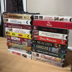 Lot of 20 Vintage 80’s 90’s VHS Tapes Mixed Bundle Hit Movies Action Comedy (C