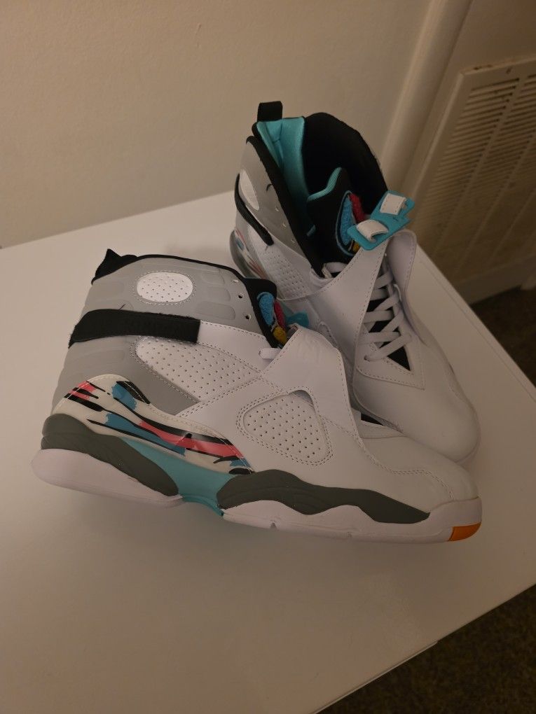 Jordan 8 "South Beach" Sz 12