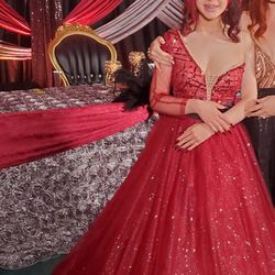 Hermoso Vestido Para Quinceañera  O Baile Formal