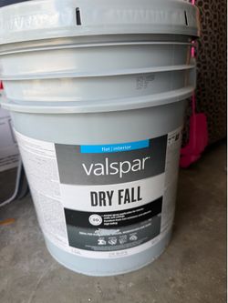 Valspar Dryfall Professional Flat Black Interior Paint ( 5-gallon ) NEW
