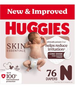 Huggies Skin Essentials Newborn Diapers