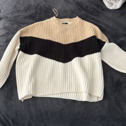 Moon & Madison Color Block Sweater