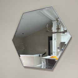 Modern Hexagon Mirror