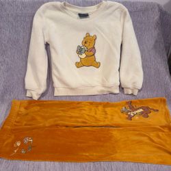 Winnie the Pooh Fleece Sweatshirt and Velour Pants Set