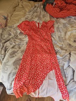 Red dress