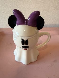 MINNIE GHOST FIGURAL MUG