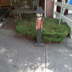 Hand Made Hand Painted Pirate Yard Decoration/43 Inches Tall/$19.99